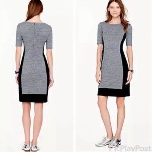 J Crew pointe color block dress.